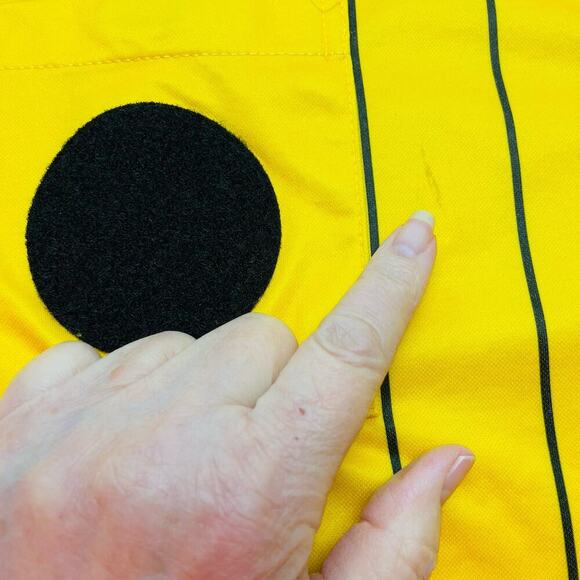 Olympus Official Sports Soccer Referee Jerseys (2) Size XL Blue Yellow Stripe - Picture 12 of 14